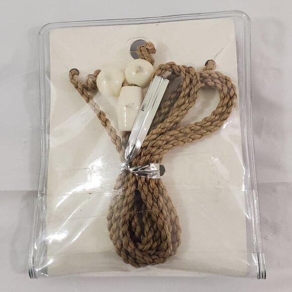 HAND Carved Buffalo Bone Pendant With Necklace - Picture 9 of 13